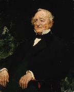 William Holman Hunt Charles Sumner portrait William Morris Hunt France oil painting artist